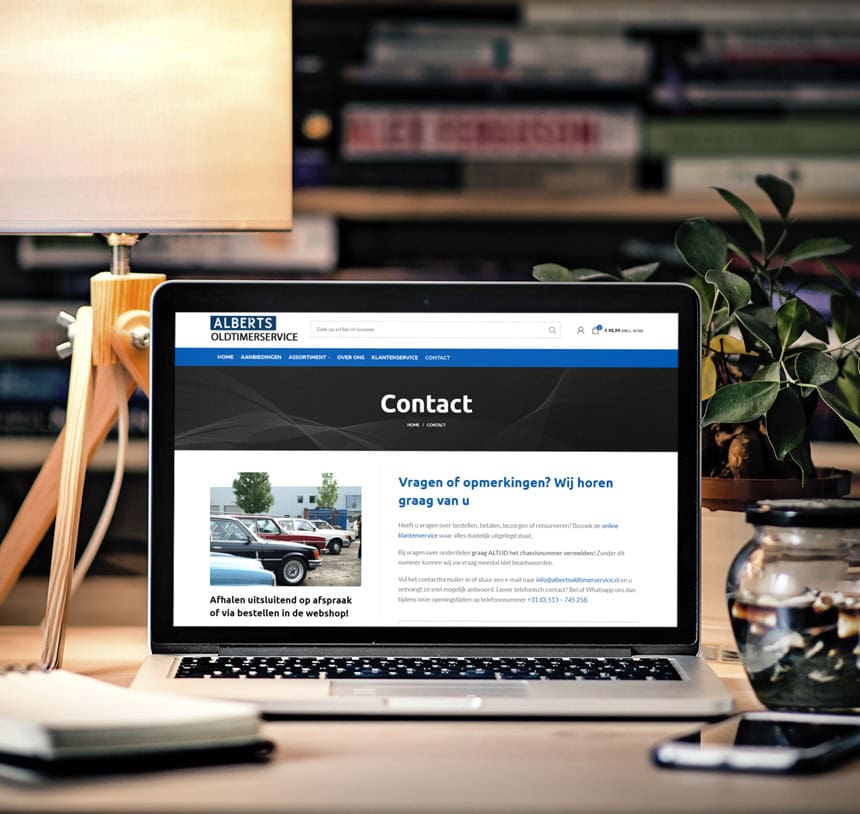 Alberts Oldtimerservice webshop
