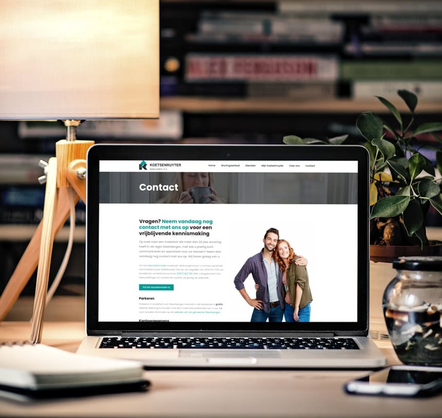 website Koetsenruyter Makelaardij