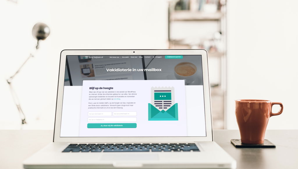 Onze nieuwe e-mail nieuwsbrief