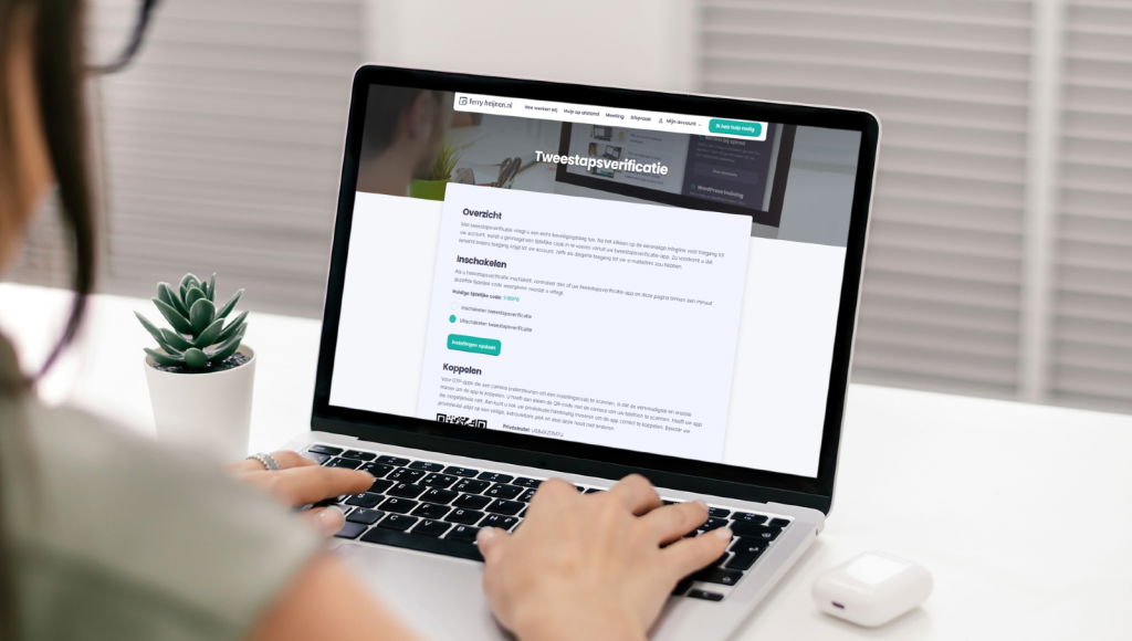 Extra beveiliging met tweestapsverificatie