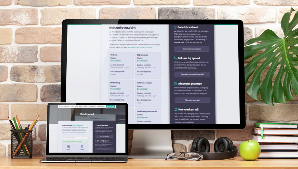 Vernieuwde statuspagina