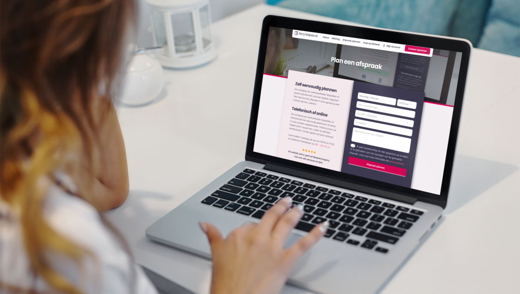 Afspraken plannen via de online agenda